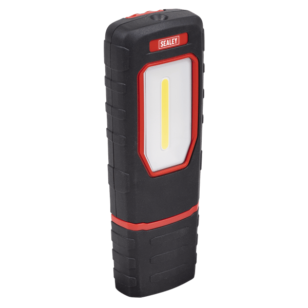 Rechargeable 360 deg Inspection Light 3W COB & 1W SMD LED - Black