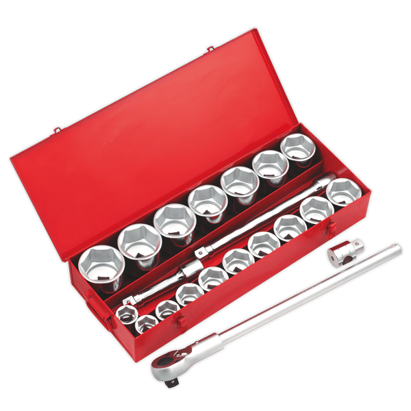 Socket Set 1"Sq Drive 22pc