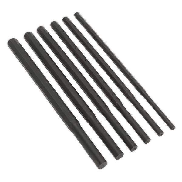 Heavy-Duty Parallel Pin Punch Set 6pc