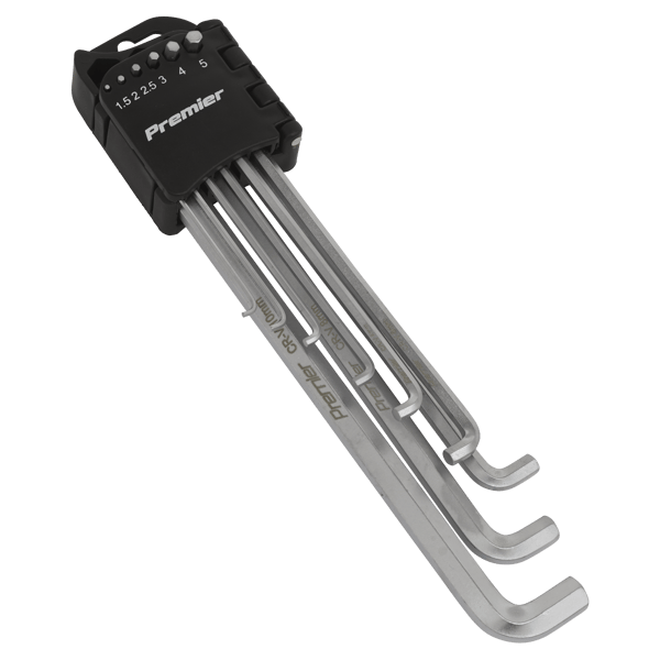 Extra-Long Stubby Element Hex Key Set 9pc