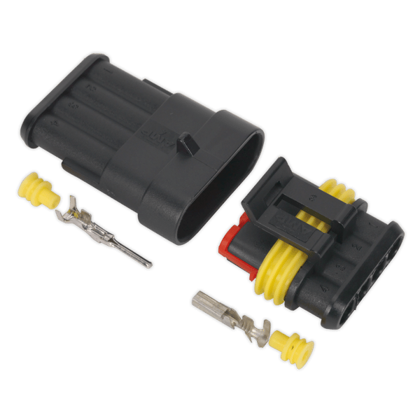 4-Way Superseal Male & Female Connector