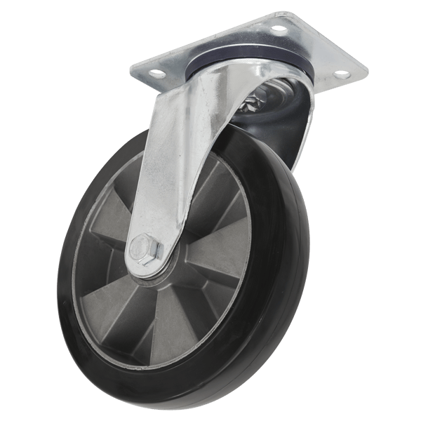 152mm Castor Wheel with Swivel Plate