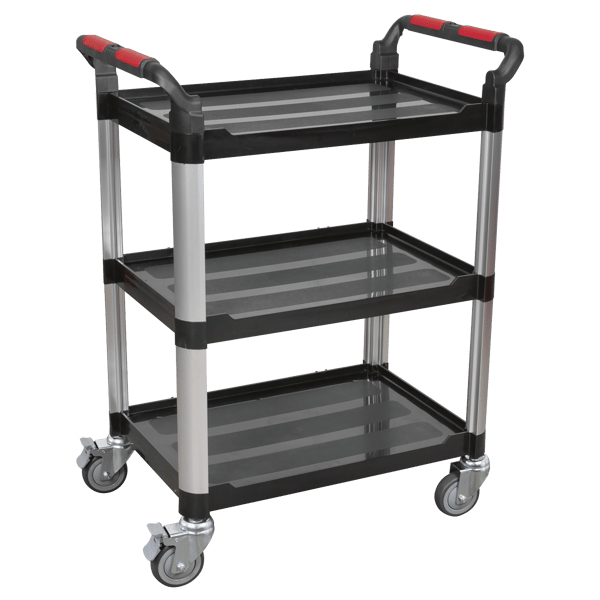 Composite Workshop Trolley 3-Level/3 Wall