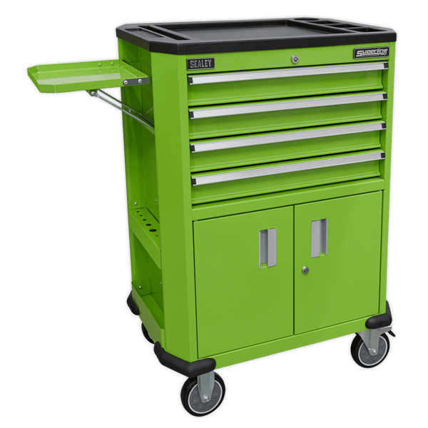 Superline PRO(R) Tool Trolley with 4 Drawers & 2 Door Cupboard