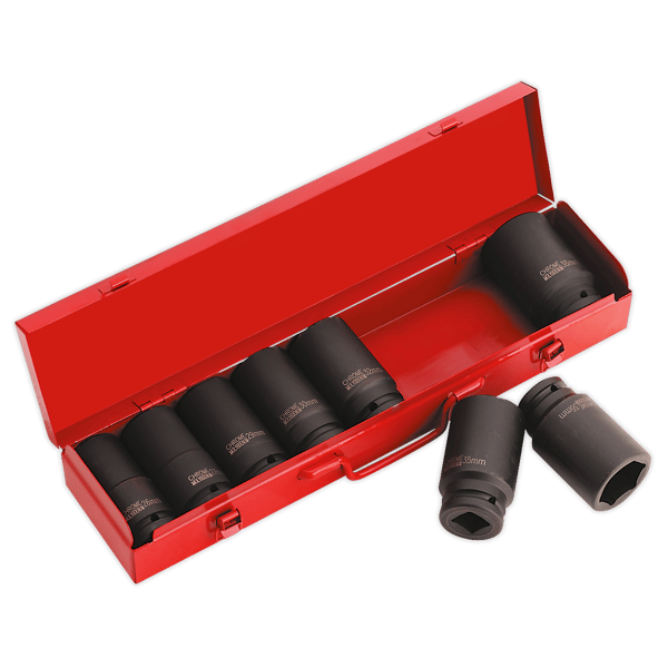Deep Impact Socket Set 3/4"Sq Drive 8pc