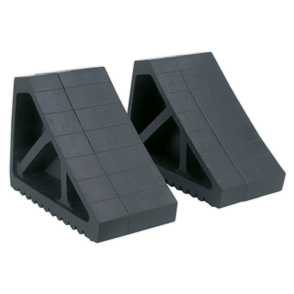 Rubber Wheel Chocks - Pair