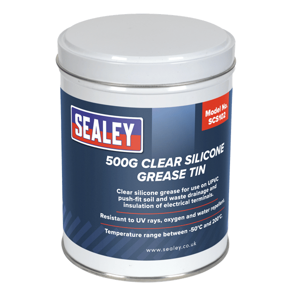 Clear Silicone Grease Tin 500g