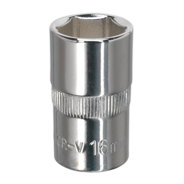 Fully Polished Socket 1/2"Sq Drive 16mm