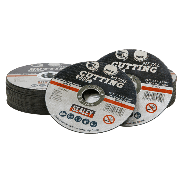 115 x 1.2mm Cutting Disc 22mm Bore - Pack of 50