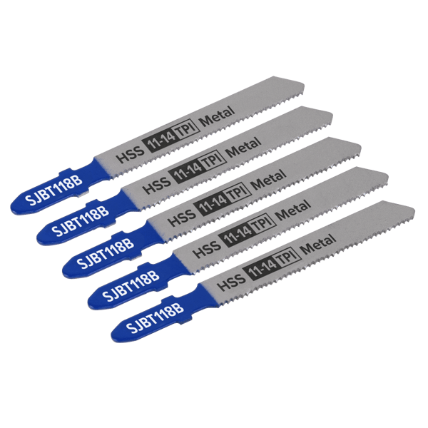 Jigsaw Blade for Metal 92mm 11-14tpi - Pack of 5
