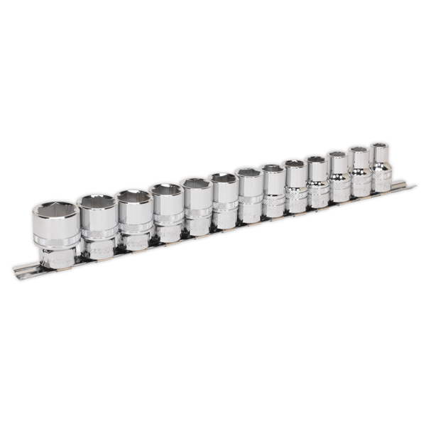 Lock-On(TM) Socket Set 1/2"Sq Drive 13pc