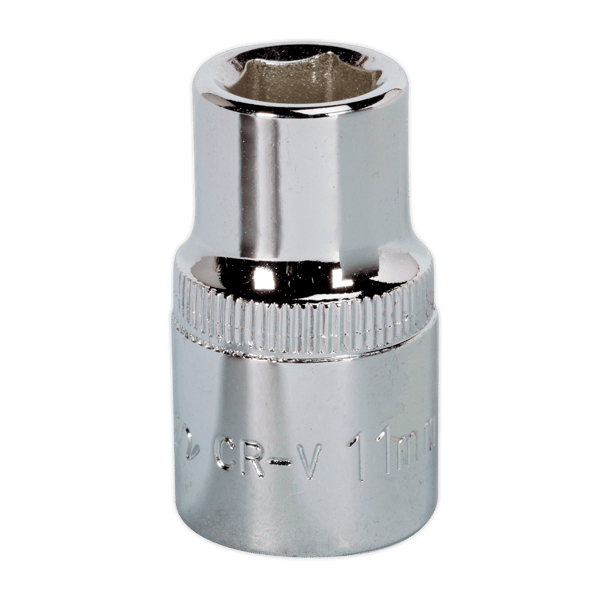 Fully Polished Socket 1/2"Sq Drive 11mm