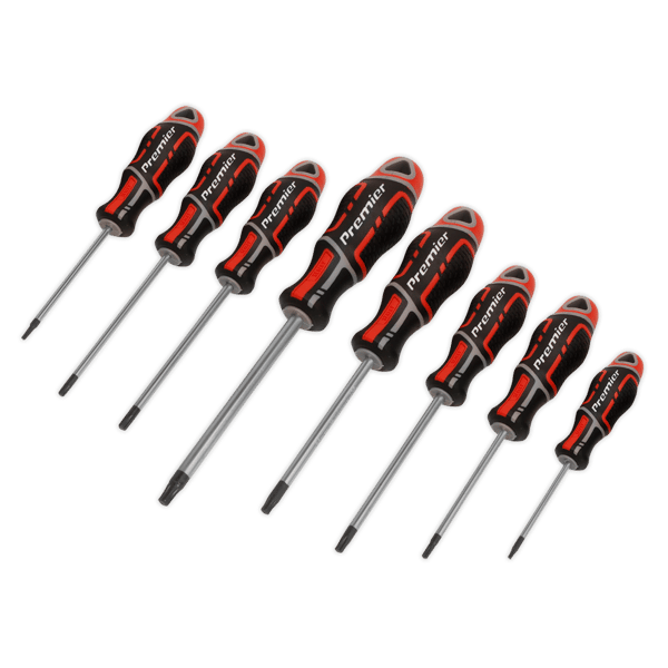 GripMAX(R) Security TRX-Star* Screwdriver Set 8pc - Red