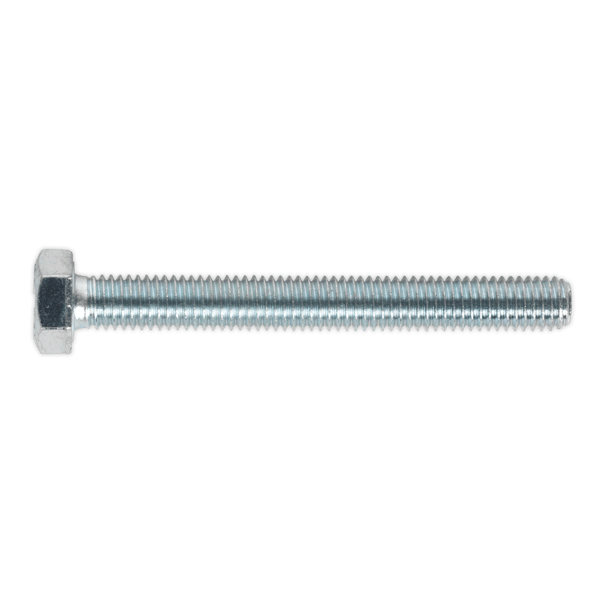 8.8 Zinc Plated HT Setscrew M8 x 70mm, DIN 933 - Pack of 25