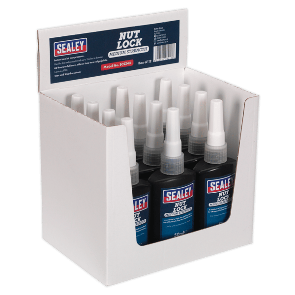Medium Strength Nut Lock 50ml - Pack of 12