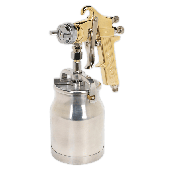 Workshop Gold Series Suction Feed Spray Gun 1.8mm Set-Up
