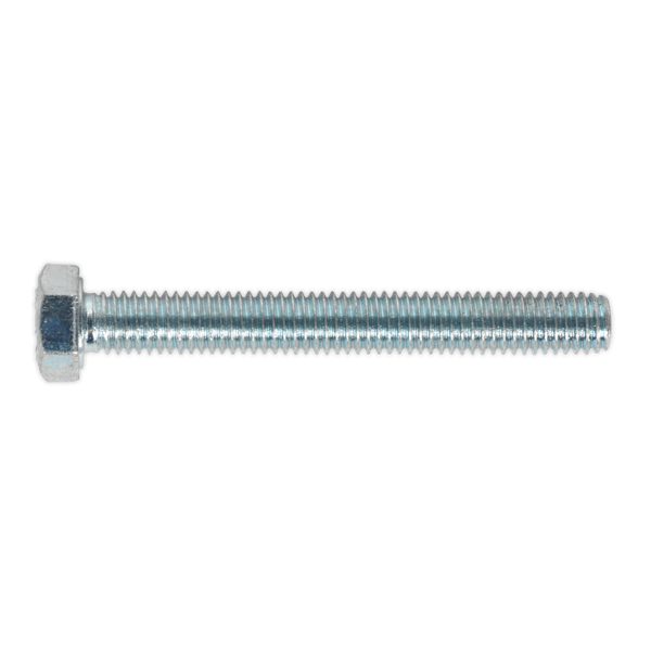 8.8 Zinc Plated HT Setscrew M5 x 40mm, DIN 933 - Pack of 50