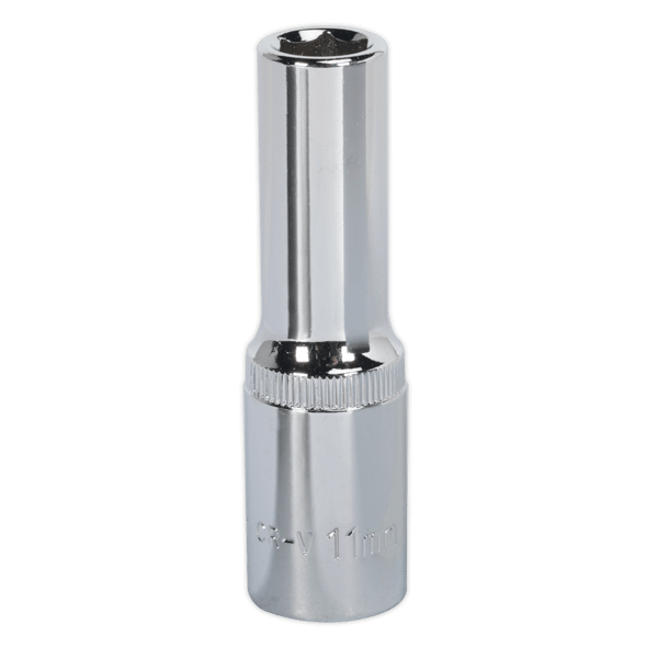 Fully Polished Deep Socket 1/2"Sq Drive 11mm