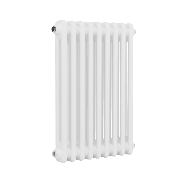 Baridi Horizontal Traditional 2 Column Radiator 600 x 427mm – White