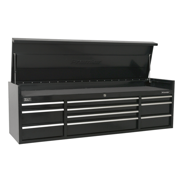 Heavy-Duty Extra-Wide Topchest 10 Drawer 1830mm - Black