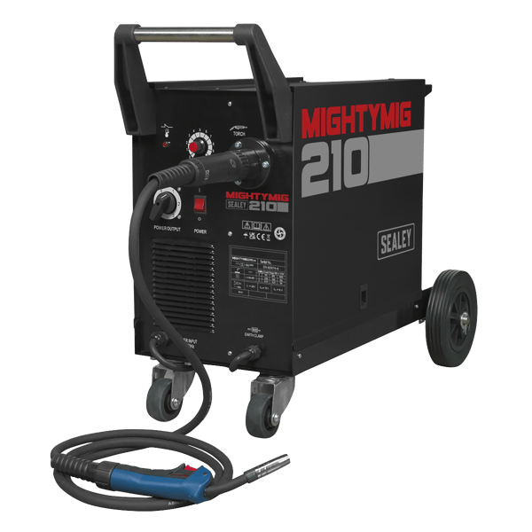 Professional Gas/Gasless MIG Welder with Euro Torch 210A