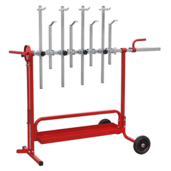 Heavy-Duty Universal Mobile Rotating Panel Stand