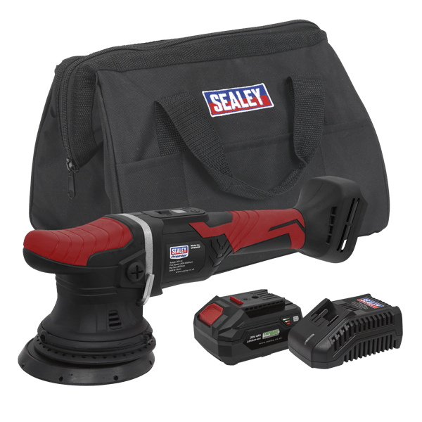 SV20 Series 125mm Cordless Orbital Polisher Kit 20V 4Ah