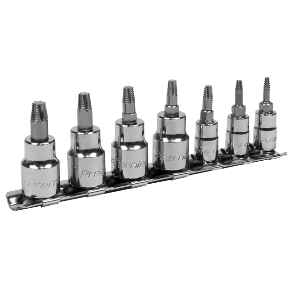 Lock-On(TM) TRX-Star* Socket Bit Set 1/4" & 3/8"Sq Drive 7pc