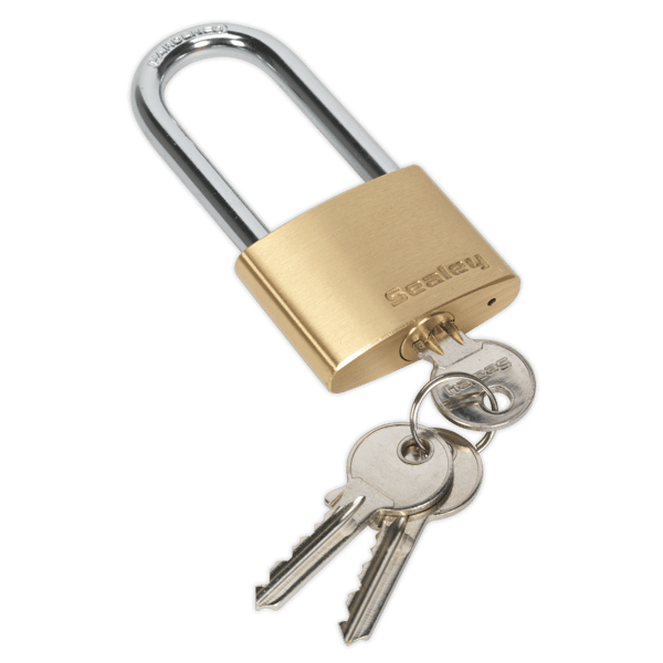 Brass Body Padlock Long Shackle 50mm