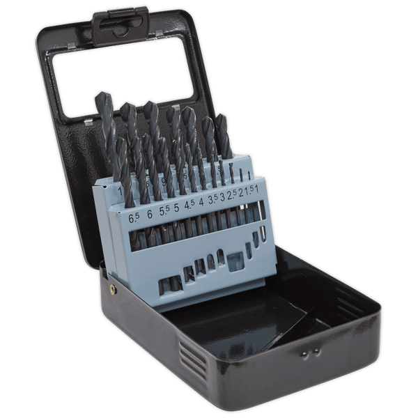 HSS Roll Forged Drill Bit Set 19pc