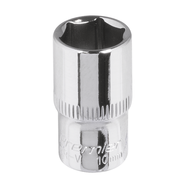 Fully Polished Socket 1/4"Sq Drive 10mm