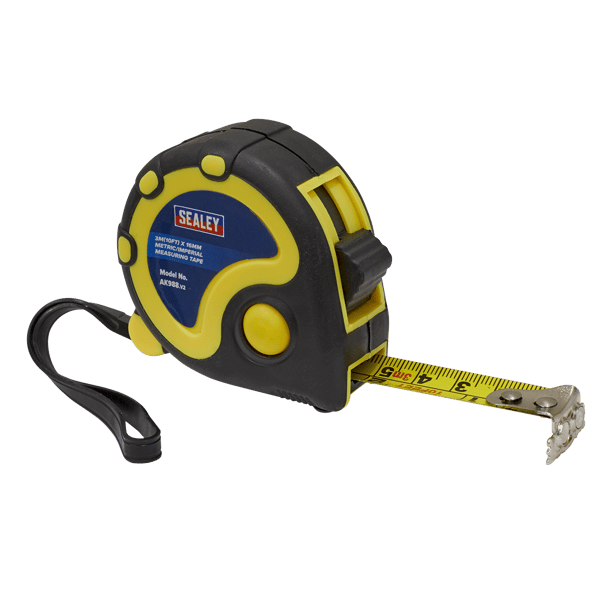 Metric/Imperial Rubber Tape Measure 3m(10ft) x 16mm