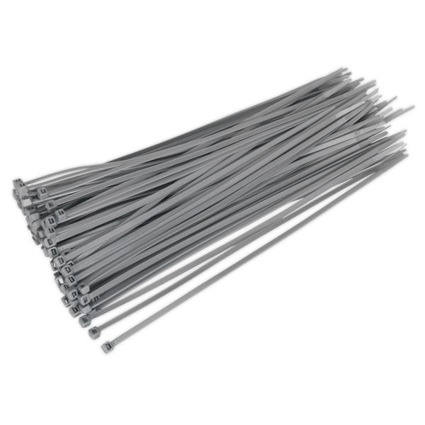 Cable Tie 300 x 4.4mm, Silver - Pack of 100