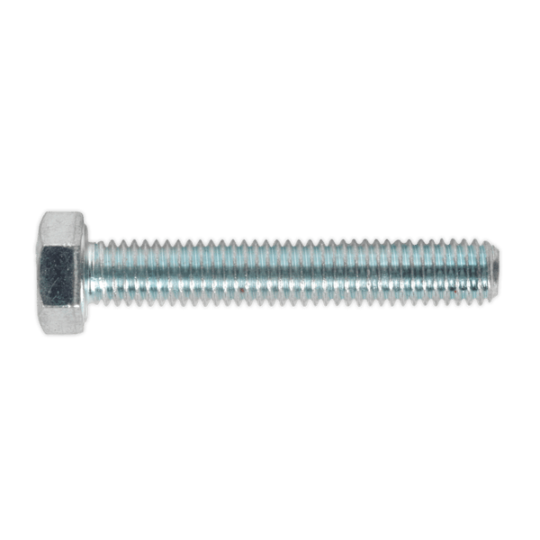 8.8 Zinc Plated HT Setscrew M5 x 30mm, DIN 933 - Pack of 50