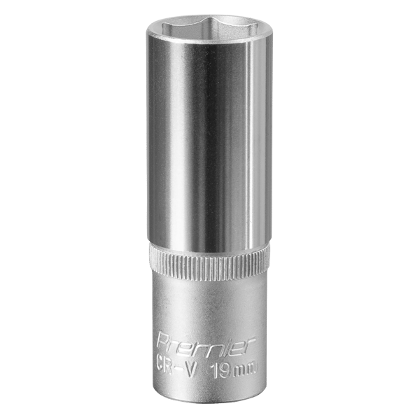 Deep Socket 1/2"Sq Drive 19mm