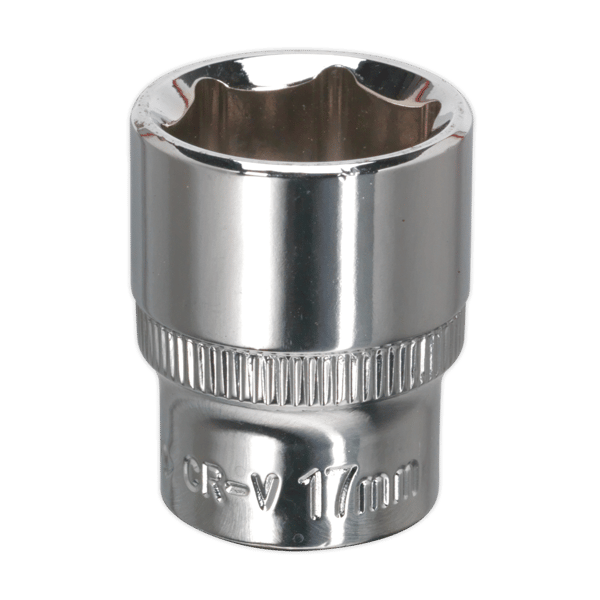 Fully Polished Socket 3/8"Sq Drive 17mm
