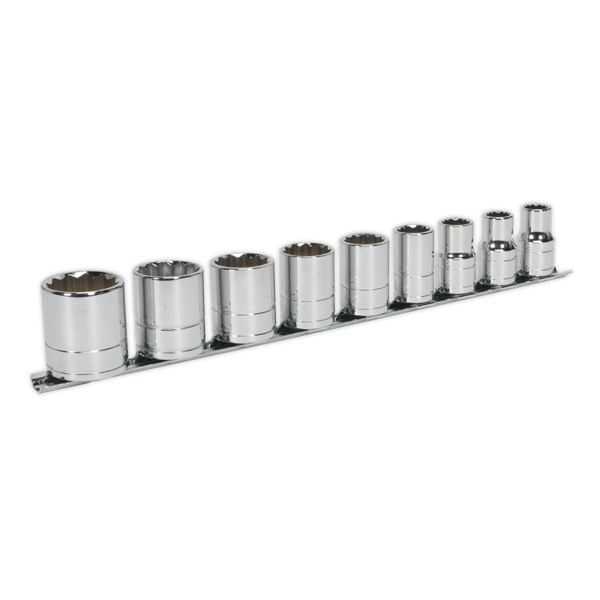 Whitworth Socket Set 1/2"Sq Drive 9pc
