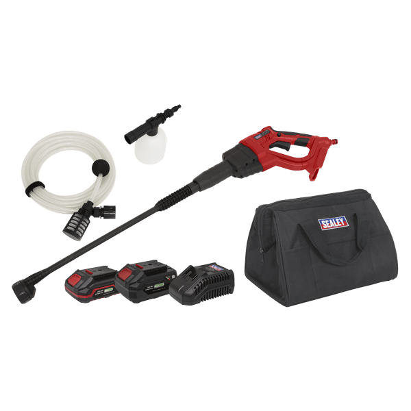 SV20 Series 22Bar Cordless Pressure Washer Kit 20V - 2 Batteries