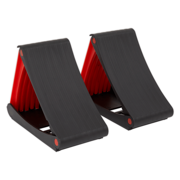 Folding Wheel Chocks - Pair