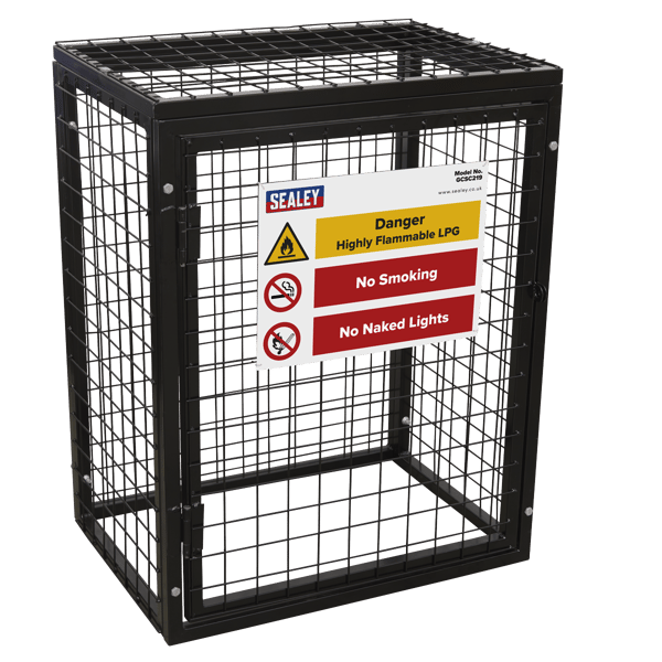 Gas Cylinder Safety Cage - 2 x 19kg