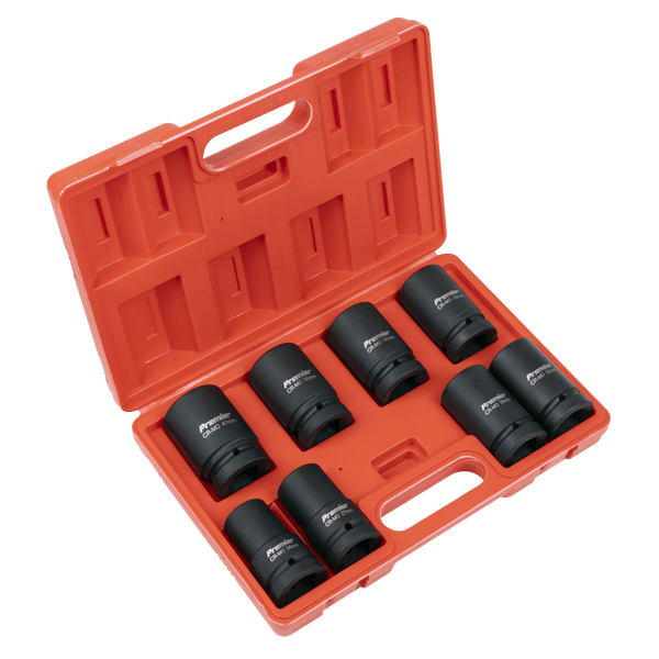 Deep Impact Socket Set 1"Sq Drive 8pc