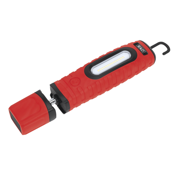 Rechargeable 360 deg Inspection Light 10W & 3W SMD LED - Red