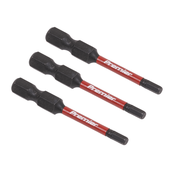 Hex Impact Power Tool Bits 3 x 50mm 3pc