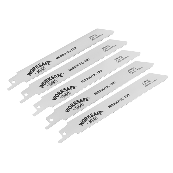 Reciprocating Saw Blade 150mm 14tpi - Pack of 5
