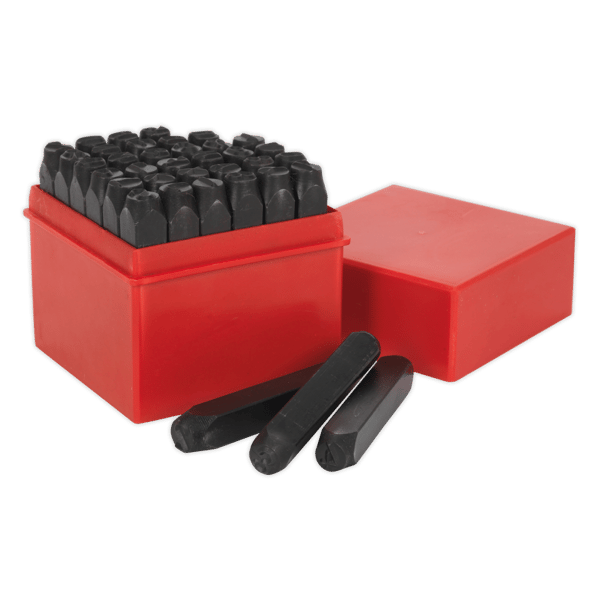 Letter & Number Punch Set 8mm 36pc