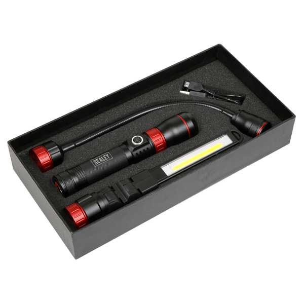 Rechargeable 3-in-1 Inspection Light 5W COB & 10W SMD LED