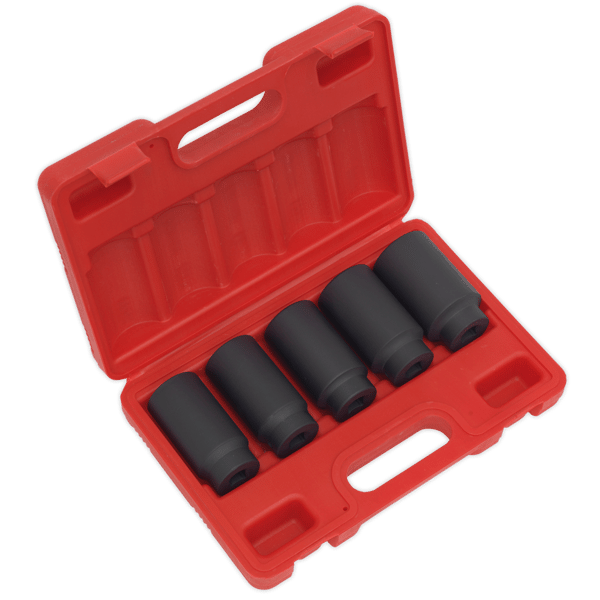 Impact Hub Nut Socket Set 1/2"Sq Drive 5pc