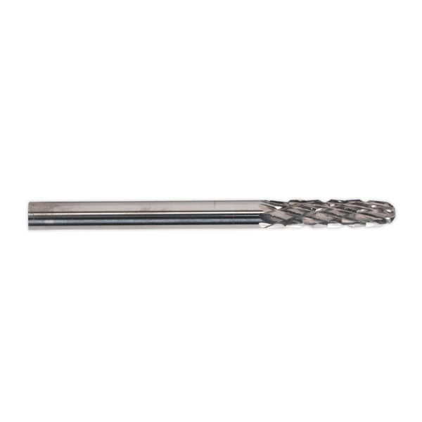 Micro Carbide Burr Ball Nose Cylindrical 3mm - Pack of 3