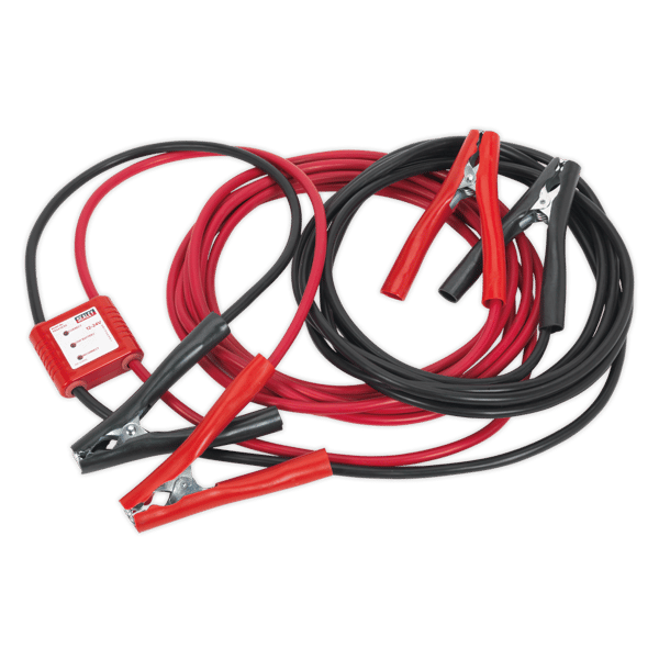 Booster Cables 25mm x 7m 450A with 12/24V Electronics Protection