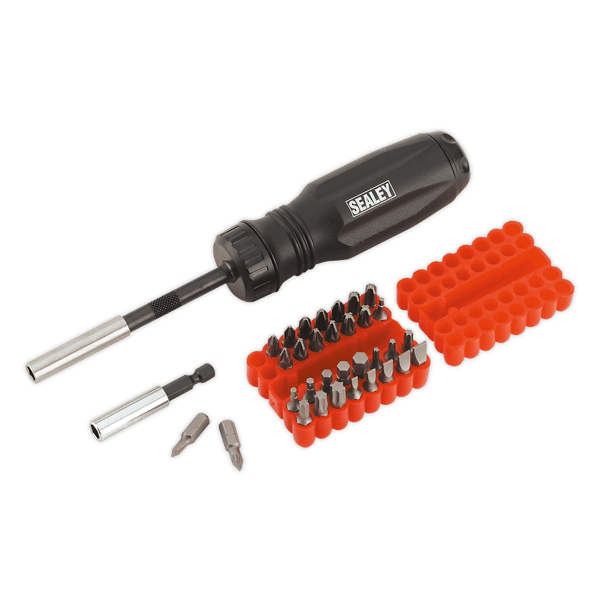 Gearless Ratchet Screwdriver Set 34pc